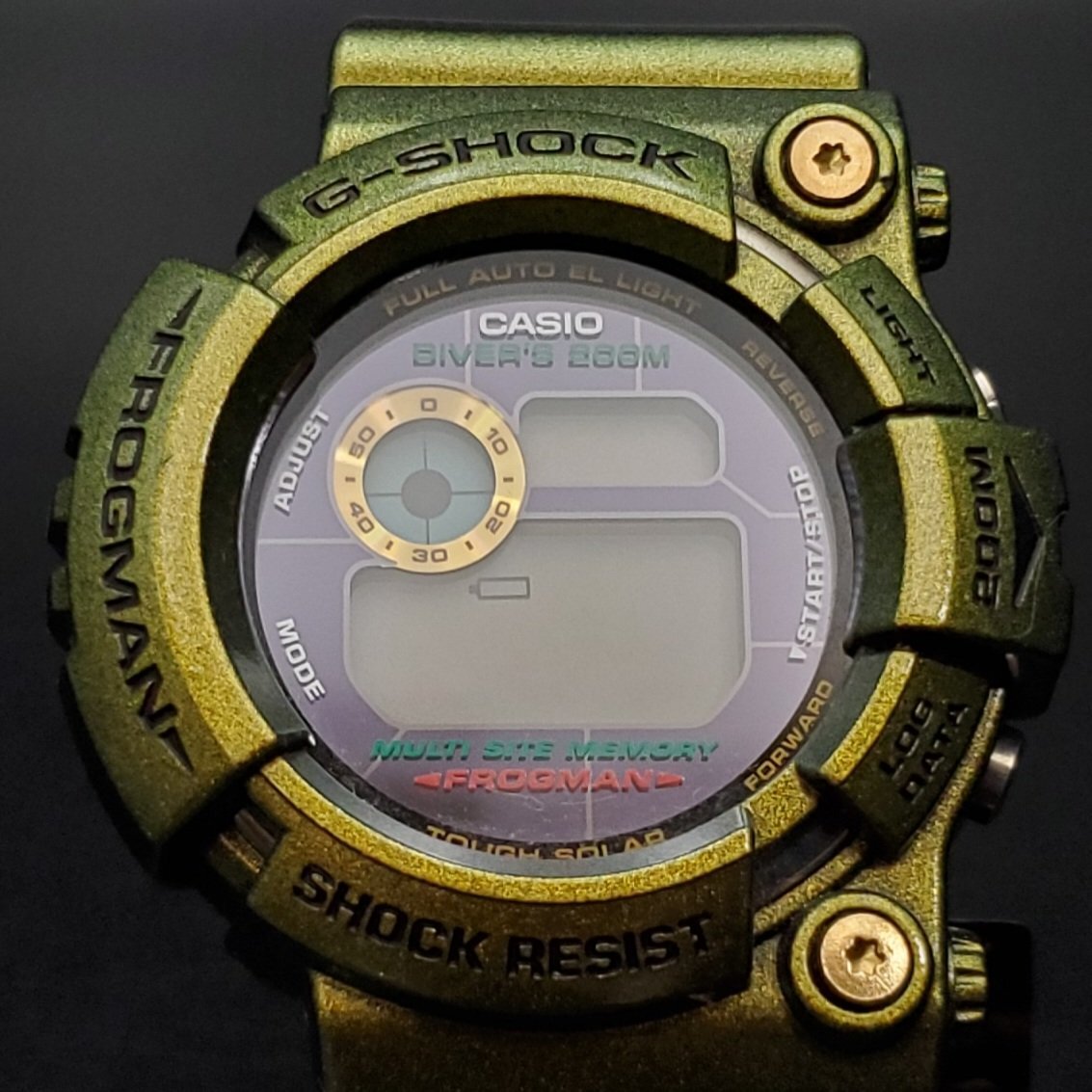 宝蔵】CASIO G-SHOCK Gショック GW-200 FROGMAN 腕時計 動作 宝蔵】CASIO G-SHOCK Gショック GW-200 FROGMAN 腕時計 動作