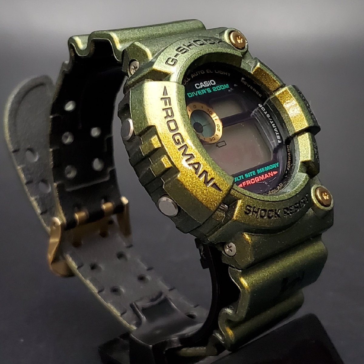 宝蔵】CASIO G-SHOCK Gショック GW-200 FROGMAN 腕時計 動作 宝蔵】CASIO G-SHOCK Gショック GW-200 FROGMAN 腕時計 動作