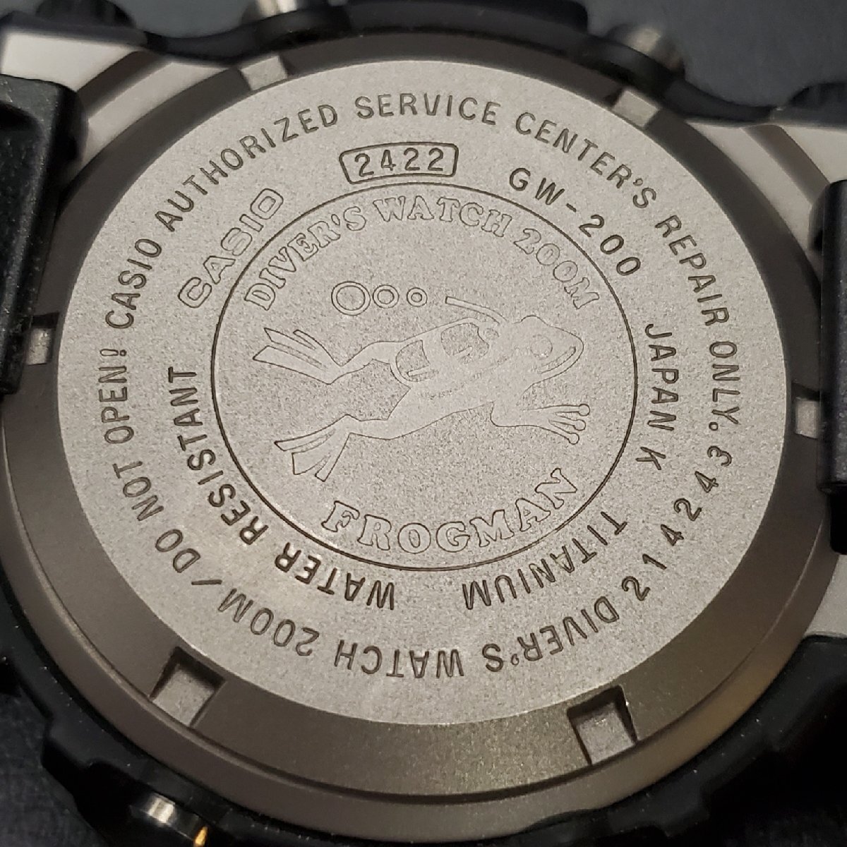 宝蔵】CASIO G-SHOCK Gショック GW-200 FROGMAN 腕時計 動作 宝蔵】CASIO G-SHOCK Gショック GW-200 FROGMAN 腕時計 動作