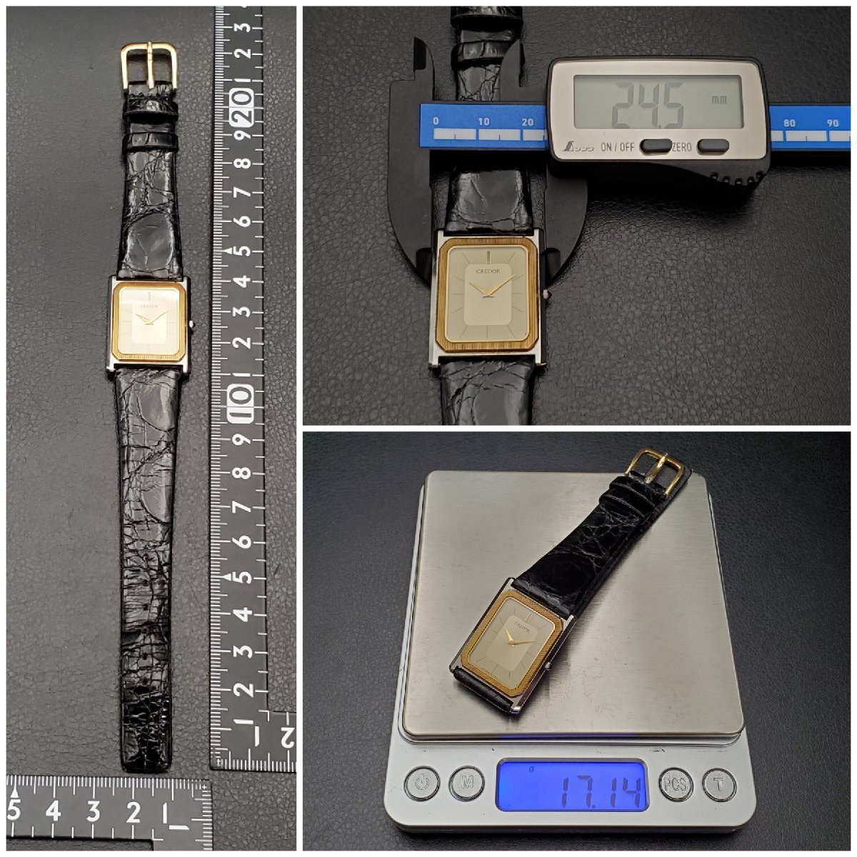 宝蔵】SEIKO CREDOR セイコー クレドール 14K BEZEL 6730-5090 宝蔵】SEIKO CREDOR セイコー クレドール 14K BEZEL 6730-5090