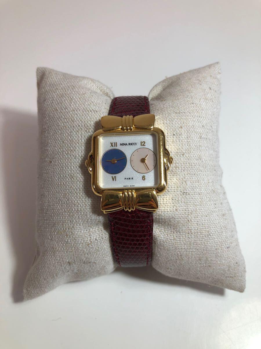 4-74 NINA RICCI ニナリッチ 腕時計 時計 ウォッチ リボン 4-74 NINA RICCI ニナリッチ 腕時計 時計 ウォッチ リボン