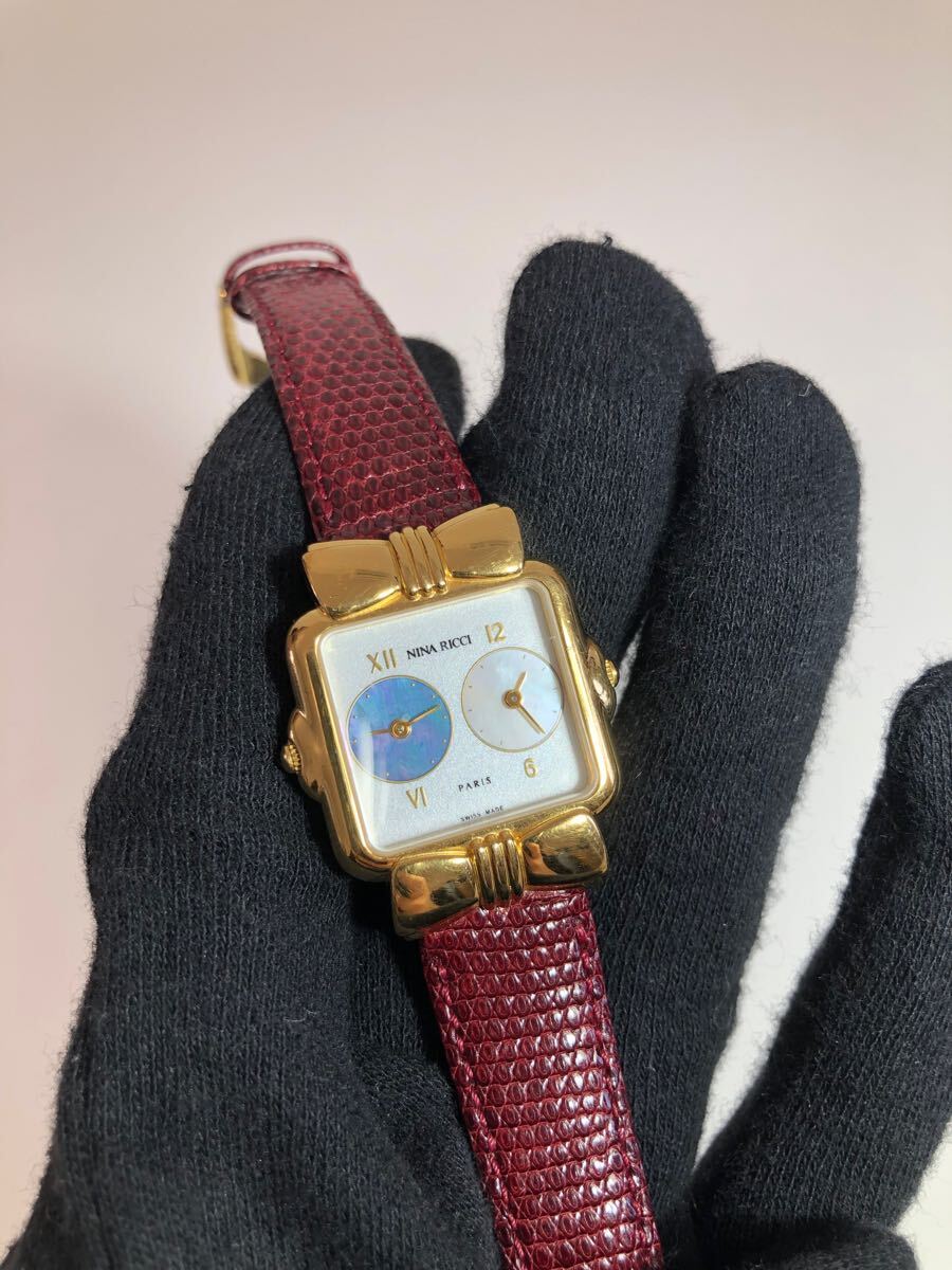 4-74 NINA RICCI ニナリッチ 腕時計 時計 ウォッチ リボン 4-74 NINA RICCI ニナリッチ 腕時計 時計 ウォッチ リボン