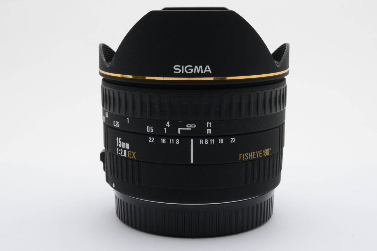 ★☆ 極上品！ SIGMA シグマ 15mm F2.8 EX FISHEYE 180° キヤノン用 ★☆