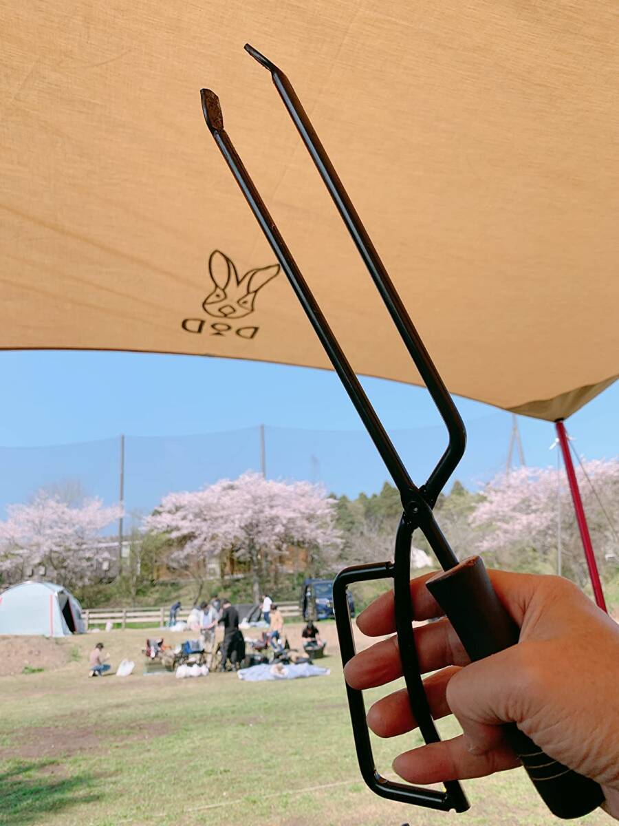 ファイヤープレーストング 皮革カバー付き 木製ハンドル 火 ファイヤープレーストング 皮革カバー付き 木製ハンドル 火