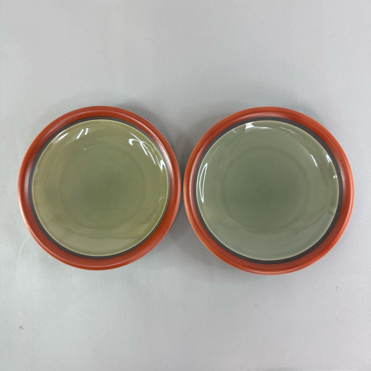 有田焼 深川製磁 百年庵 茶灰釉 銘々皿 取皿 2客セット(深川製磁 有田焼 深川製磁 百年庵 茶灰釉 銘々皿 取皿 2客セット(深川製磁