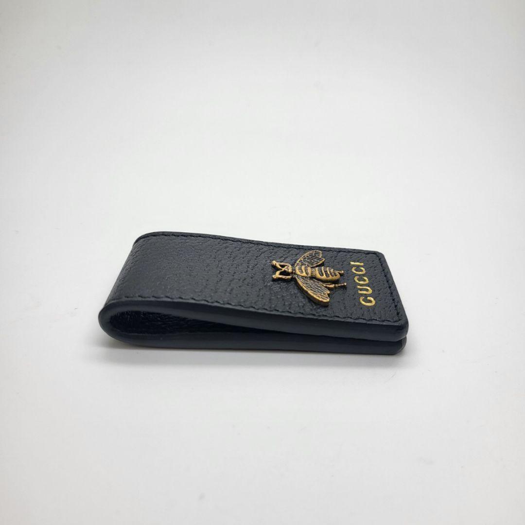GUCCI ブラック マネークリップ 蜂モチーフ GUCCI マネークリップ 蜂モチーフ レザー|Yahoo!フリマ(旧