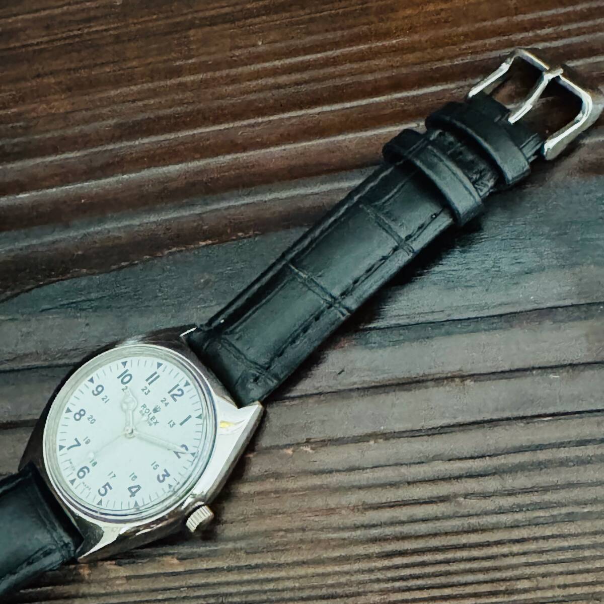 ☆ロレックス ROLEX ミリタリー 動作良好 アンティーク腕時計 手 ☆ロレックス ROLEX ミリタリー 動作良好 アンティーク腕時計 手