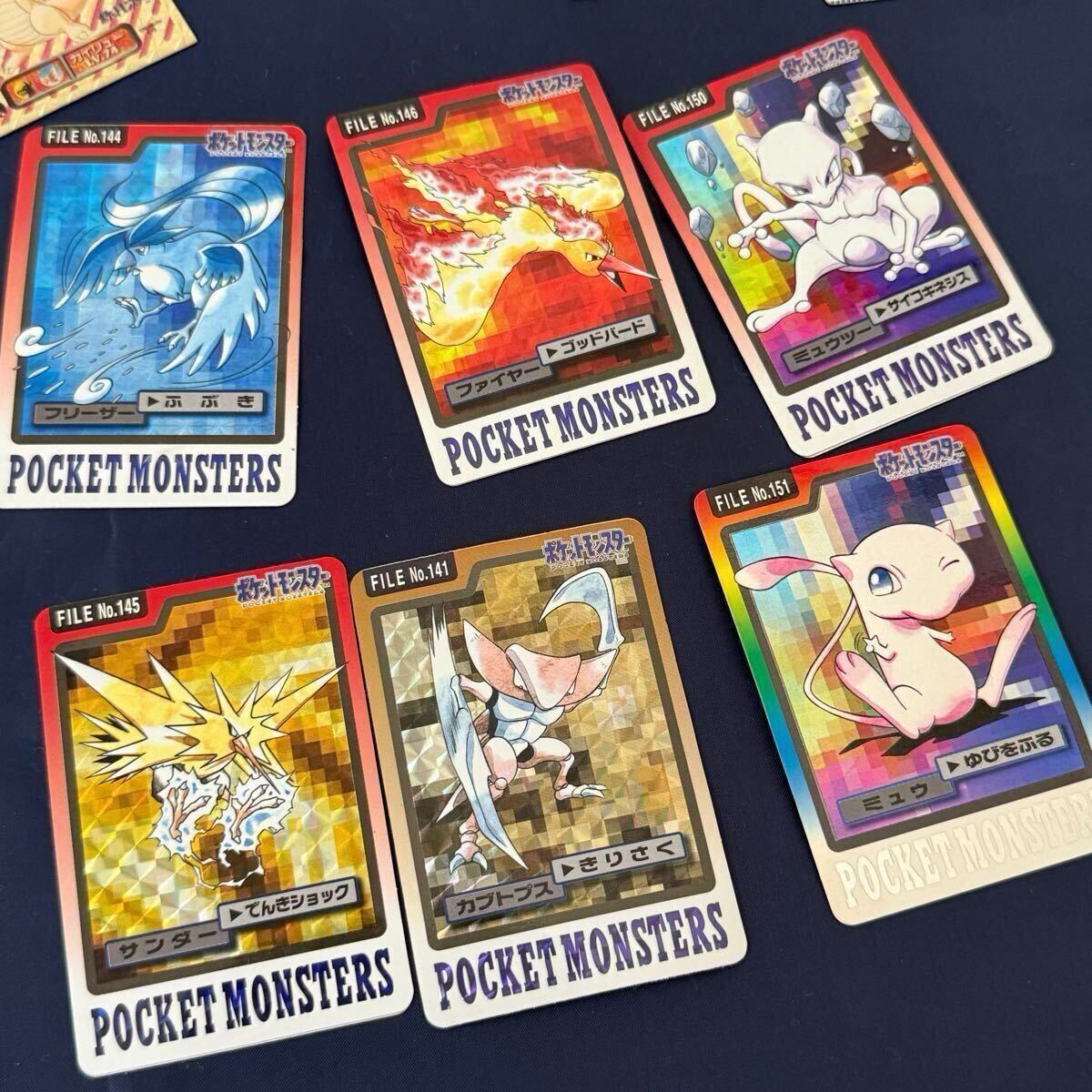当時物 ポケモンシール ポケットモンスター カードダス ミニ 当時物 ポケモンシール ポケットモンスター カードダス ミニ