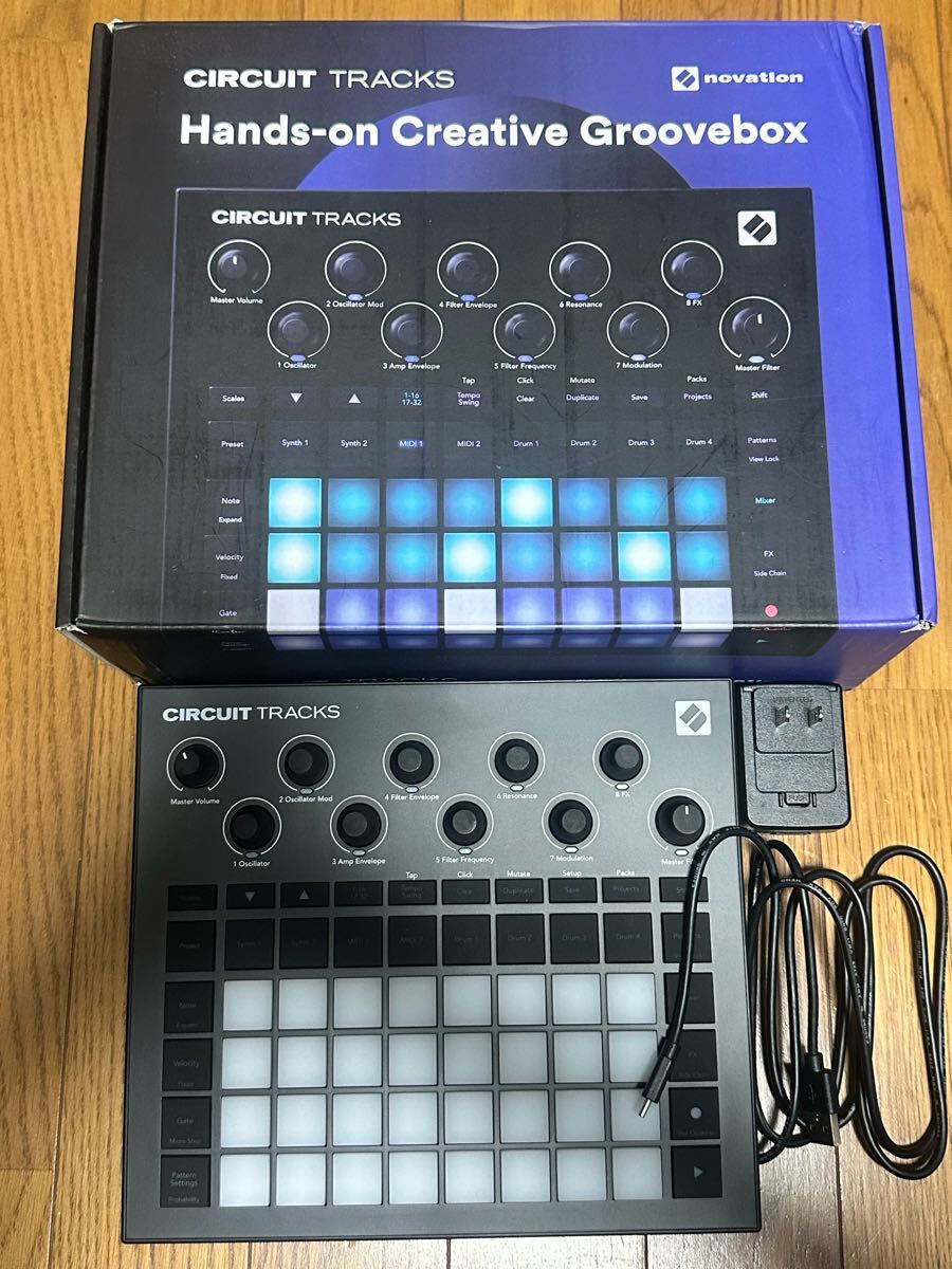 【箱付き美品】novation CIRCUIT TRACKS グルーヴボックス novation Circuit Tracks グルーブボックス ノベーション | 島村