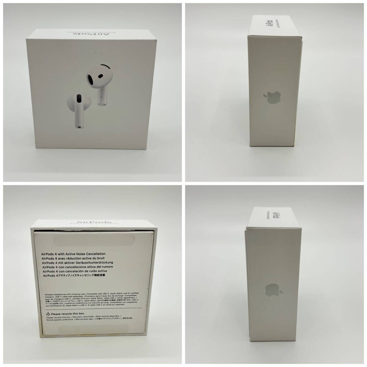 ☆音出し確認済み☆ Apple AirPods 4 (ANC) ホワイト PXPA3J/A ☆音出し確認済み☆ Apple AirPods 4 (ANC) ホワイト PXPA3J/A