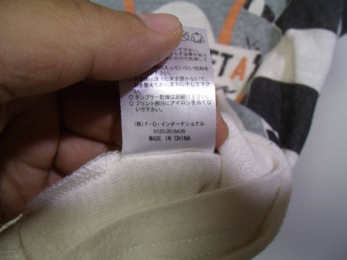 全国送料無料 ジャンクストアJUNK STOREブリーズBREEZE F.O.インター製子供服キッズタヌキ柄プリントタンクトップノースリーブ 120_画像7