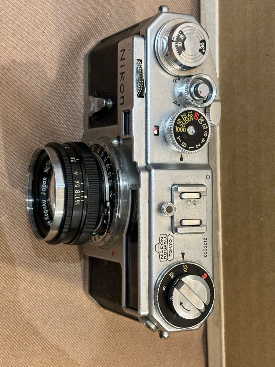 後期型・動作品】Nikon S + NIKKOR-H・C 5cm F2 レンジ 後期型・動作品】Nikon S + NIKKOR-H・C 5cm F2 レンジ