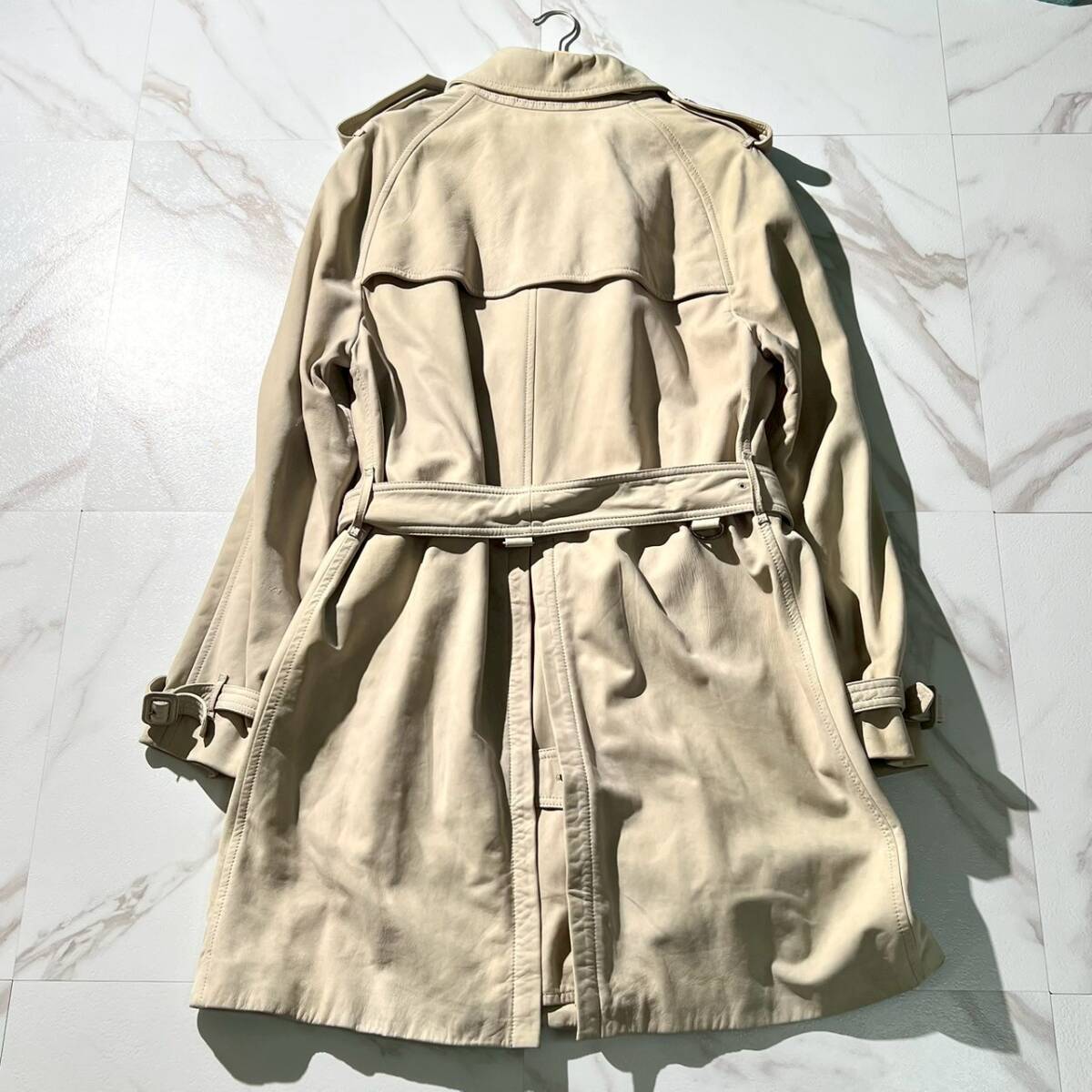 希少・美品 50万 レザー トレンチコート【XL】BURBERRY 希少・美品 50万 レザー トレンチコート【XL】BURBERRY