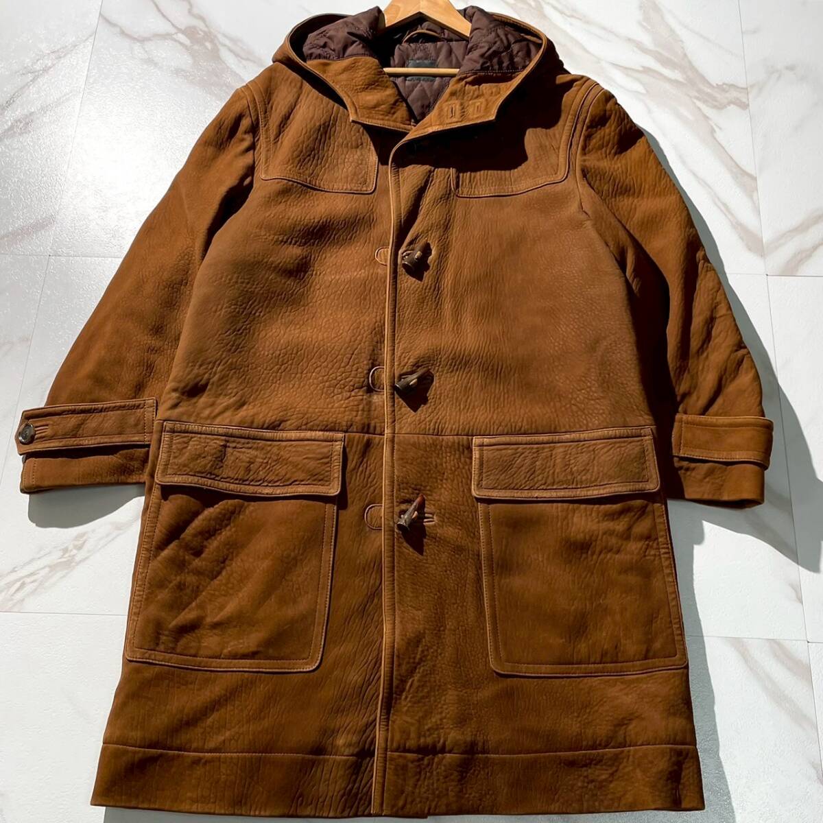 希少 40万【2XL】 レザーダッフルコート hugo boss ヒューゴボス 希少 40万【2XL】 レザーダッフルコート hugo boss ヒューゴボス