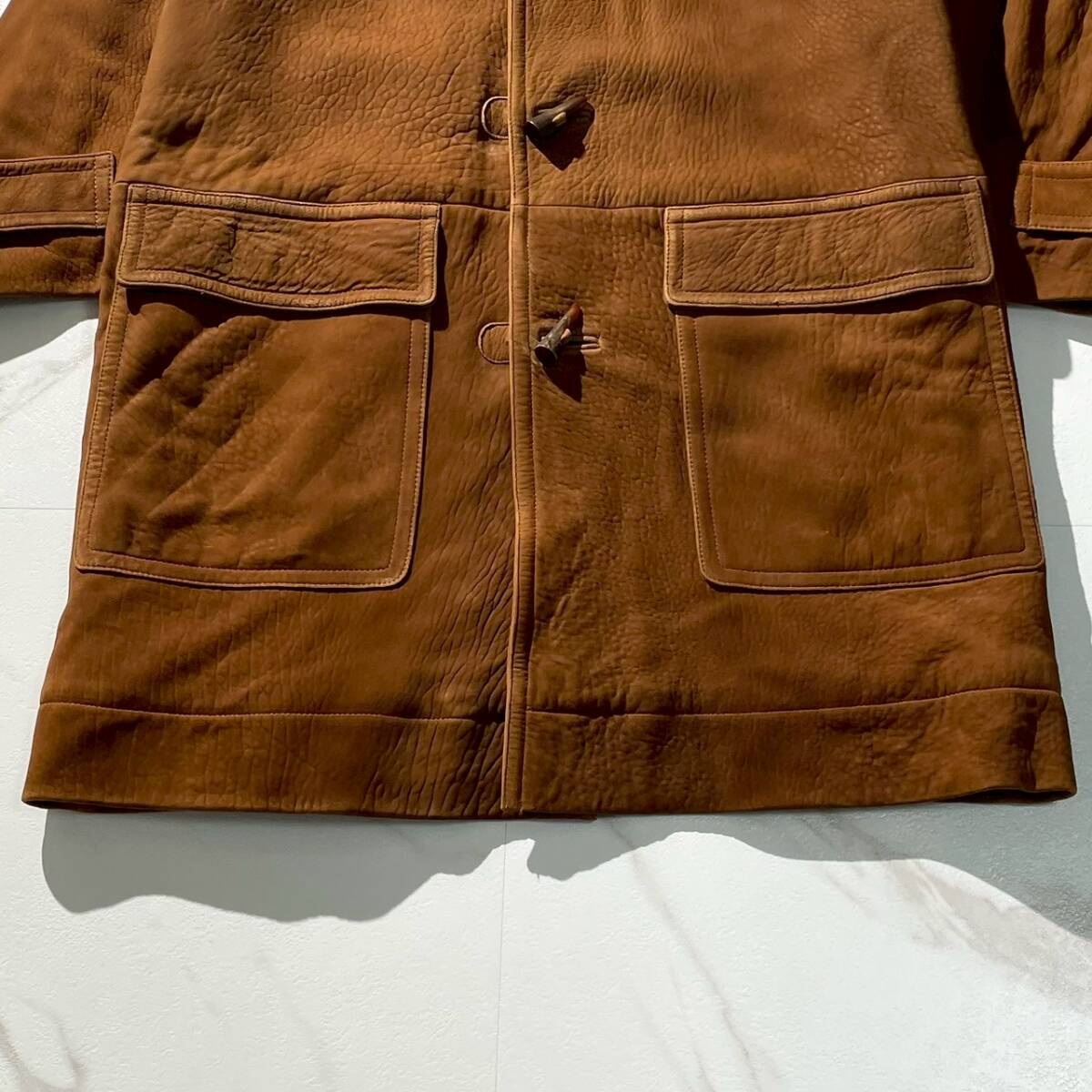 希少 40万【2XL】 レザーダッフルコート hugo boss ヒューゴボス 希少 40万【2XL】 レザーダッフルコート hugo boss ヒューゴボス