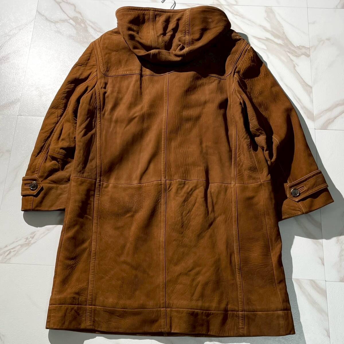 希少 40万【2XL】 レザーダッフルコート hugo boss ヒューゴボス 希少 40万【2XL】 レザーダッフルコート hugo boss ヒューゴボス