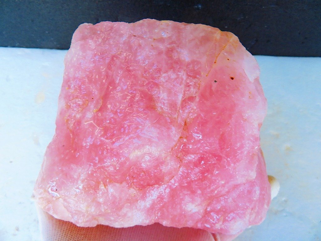 巨大!超迫力2.16kg ブラジル産 水晶 原石 天然石 置物 ローズ 巨大!超迫力2.16kg ブラジル産 水晶 原石 天然石 置物 ローズ
