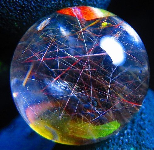 1円スタート超金運上昇☆天然水晶☆ルチルクォーツ ☆台付き 1円スタート超金運上昇☆天然水晶☆ルチルクォーツ ☆台付き