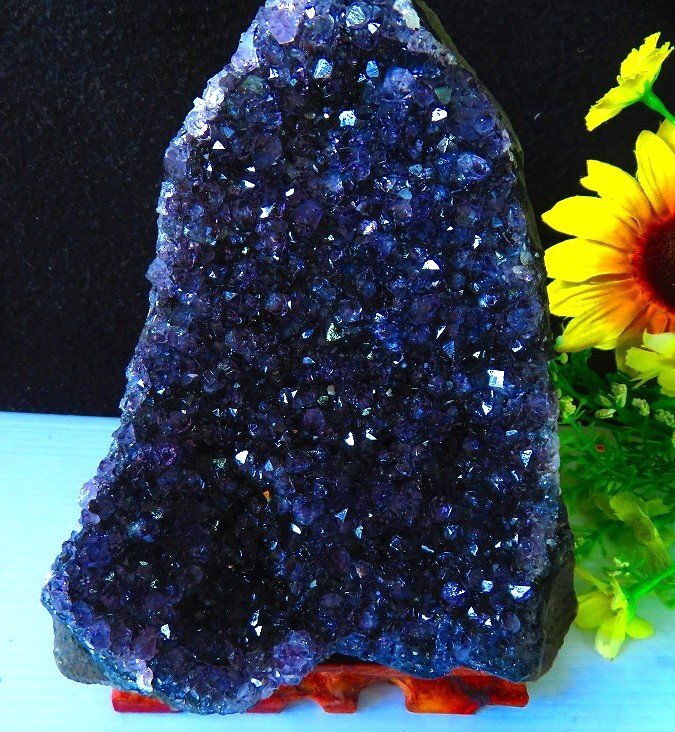 ウルグアイ産★ 天然水晶★絶品超濃い濃い超美しい★アメジストクラスター 超巨大★723g★TK558 ウルグアイ産☆ 天然水晶☆絶品超濃い濃い超美しい☆アメジスト