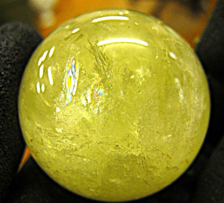 絶品超迫力☆限定品☆天然水晶シトリン丸玉超巨大☆111g☆41mm 絶品超迫力☆限定品☆天然水晶シトリン丸玉超巨大☆111g☆41mm