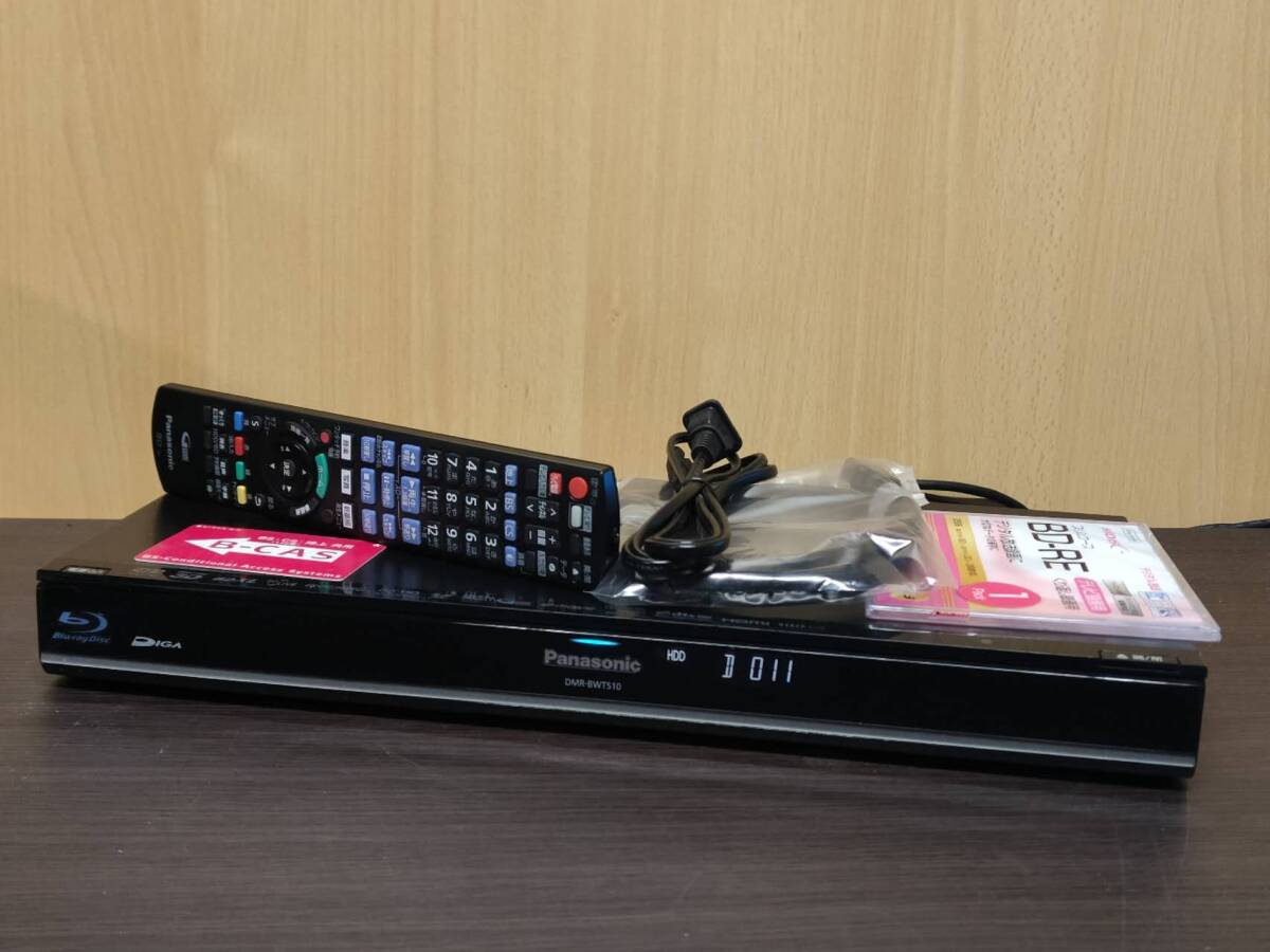 都内で HDD/BDレコーダー Panasonic DMR-BWT510 2番組同時 500GB HDD レコーダー