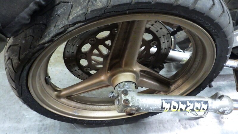 RGA-373A VT250 スパーダ 純正 ホイール セット フロントフォーク スイングアーム 佐川2個口 送料著払い MC20-100 検索 ホンダ SPADA
