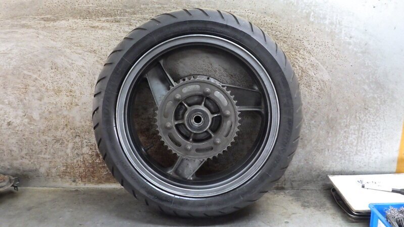 RGA-177A ZX-11 C型 純正 リア ホイール タイヤ山あり