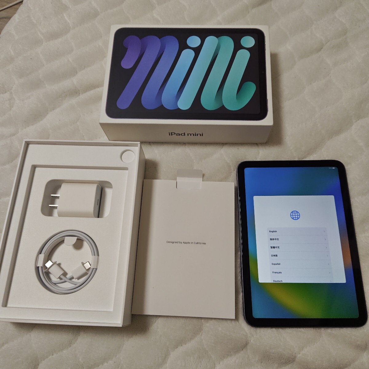 アップル Apple iPad mini (第6世代) Wi-Fi 256GB スペース アップル Apple iPad mini (第6世代) Wi-Fi 256GB スペース