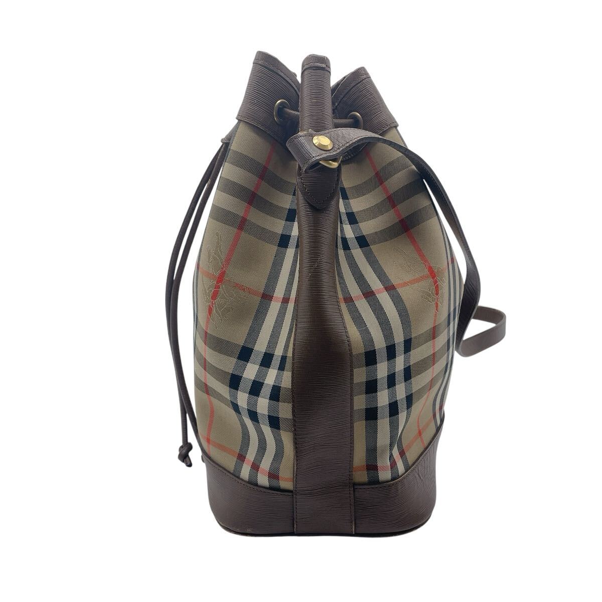 1円〜 BURBERRY バーバリー Burberrys ショルダーバッグ 巾着 1円〜 BURBERRY バーバリー Burberrys ショルダーバッグ 巾着