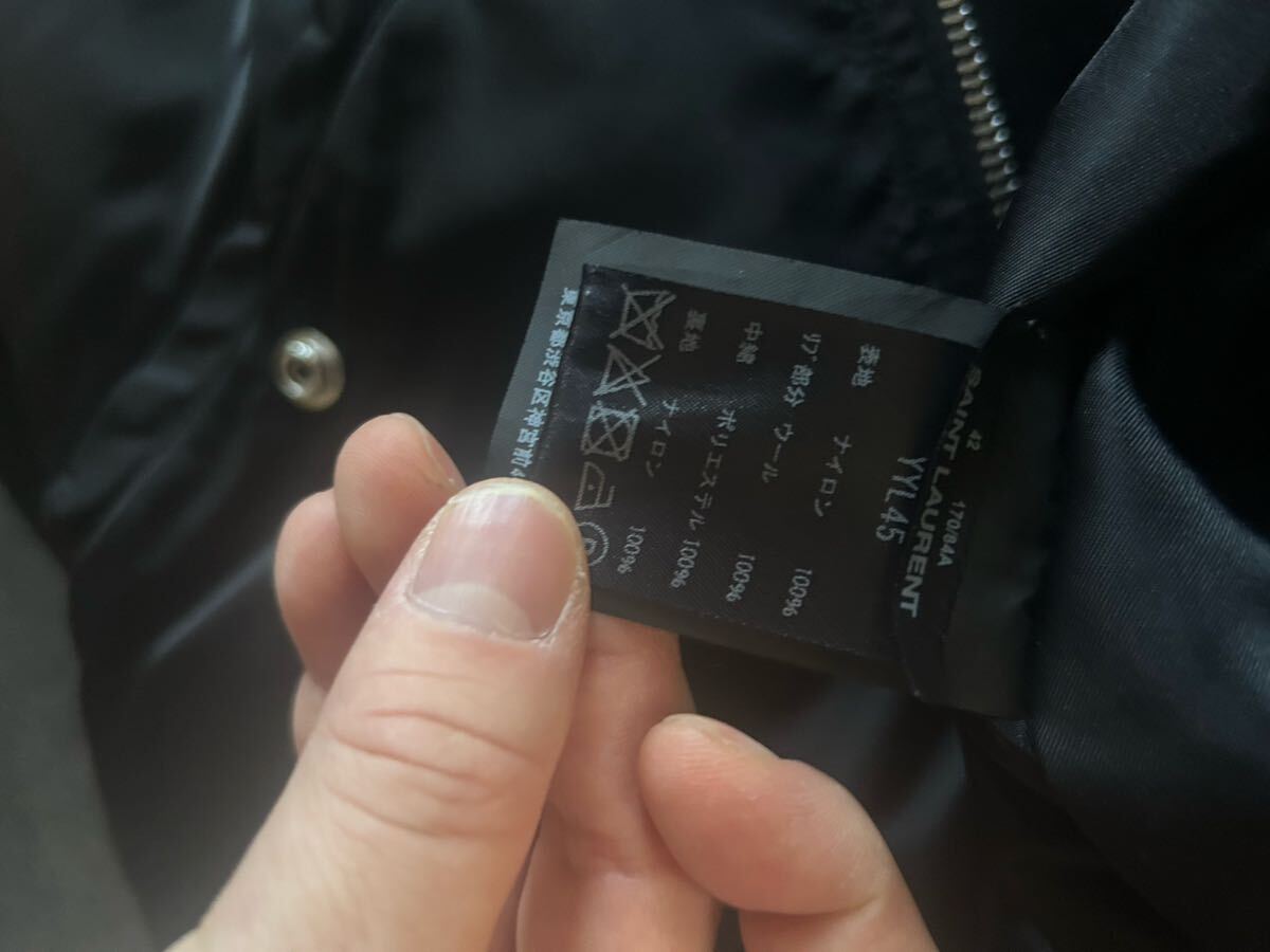 サンローラン MA-1 ナイロンブルゾン 42|Yahoo!フリマ(旧 サンローラン MA-1 ナイロンブルゾン 42|Yahoo!フリマ(旧