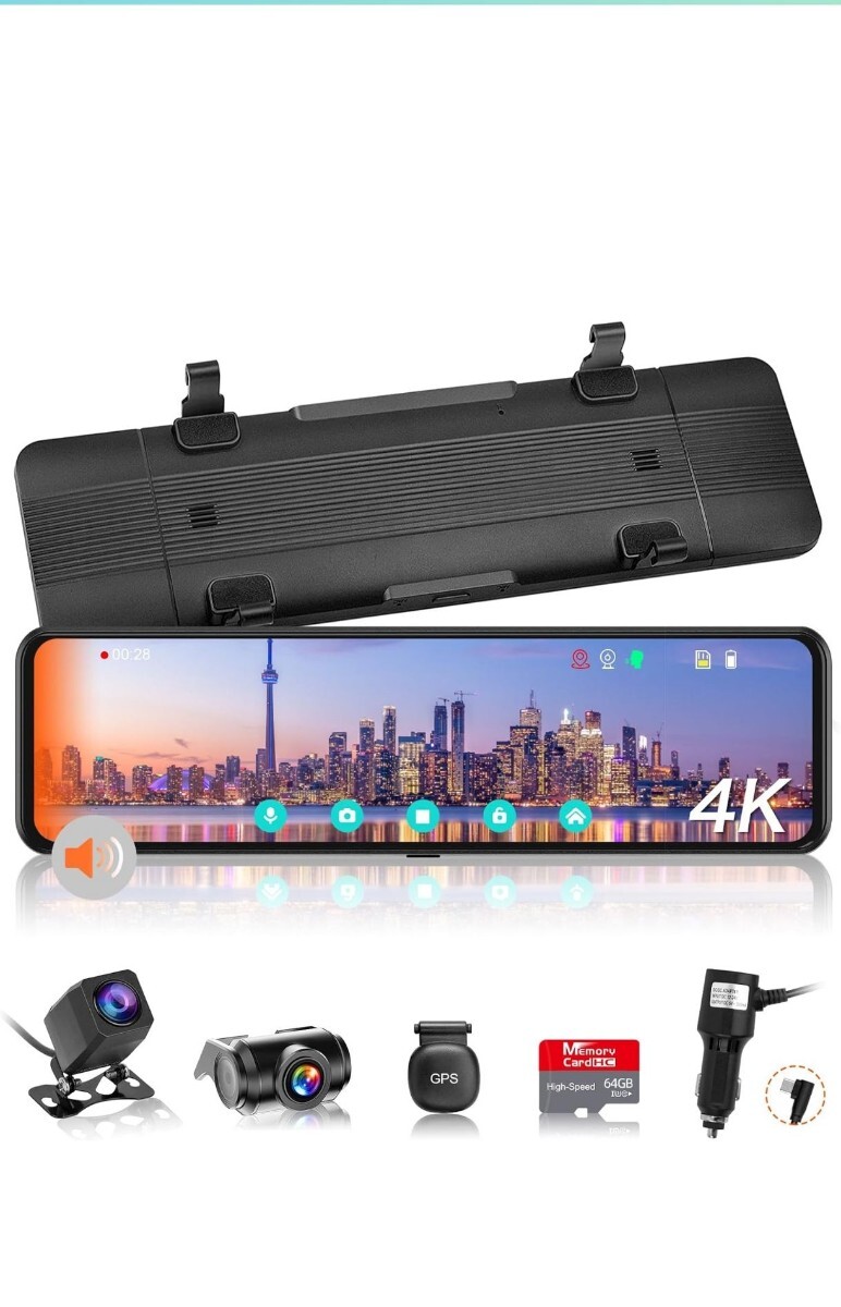 NZACE DC209ドライブレコーダー ミラー型 Yahoo!オークション - NZACE DC209 ミラー型ドライブレコーダー