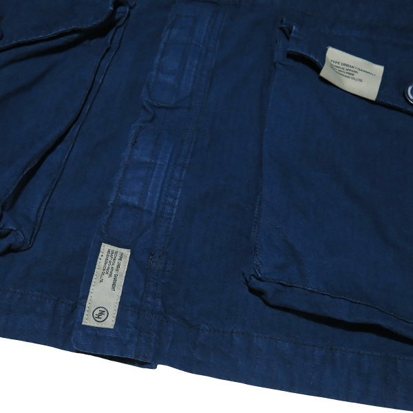 NEIGHBORHOOD ネイバーフッド 24AW RIPSTOP SMOCK JACKET 242SPNH-JKM03 リップストップ スモック ジャケット アウター ネイビー Aprk