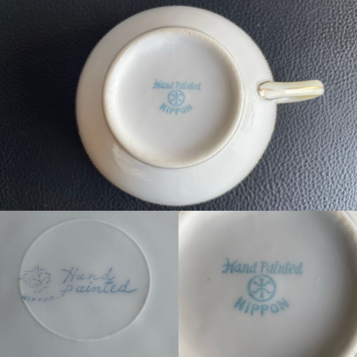 中古品☆Noritake オールドノリタケ カップ&ソーサー プレート 中古品☆Noritake オールドノリタケ カップ&ソーサー プレート