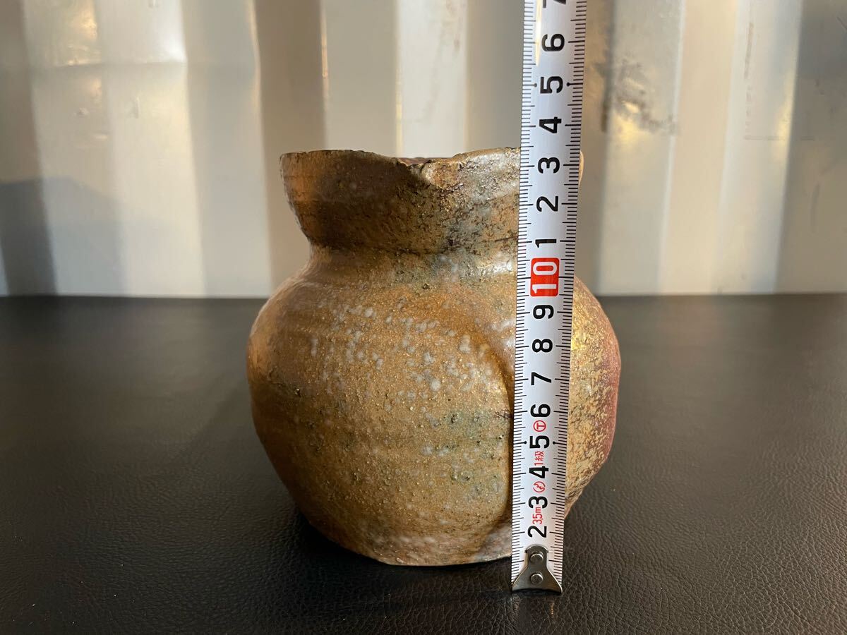 中古品☆古備前 備前焼 お歯黒 壺 花器 花入 花瓶 時代品 美術品 中古品☆古備前 備前焼 お歯黒 壺 花器 花入 花瓶 時代品 美術品