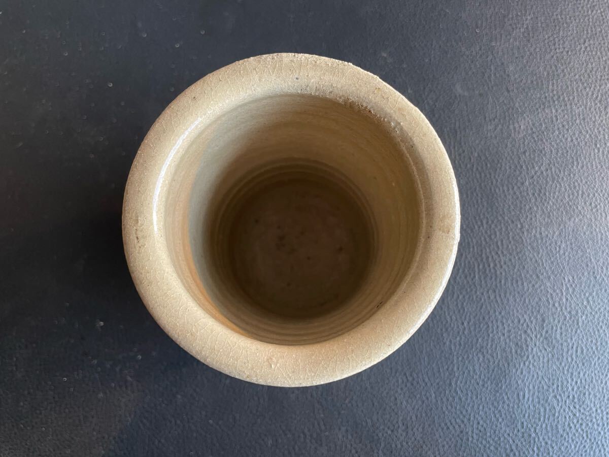 中古品☆益子焼 濱田晋作 造 花生 高さ13cm 共箱 濱田庄司 栃木 中古品☆益子焼 濱田晋作 造 花生 高さ13cm 共箱 濱田庄司 栃木