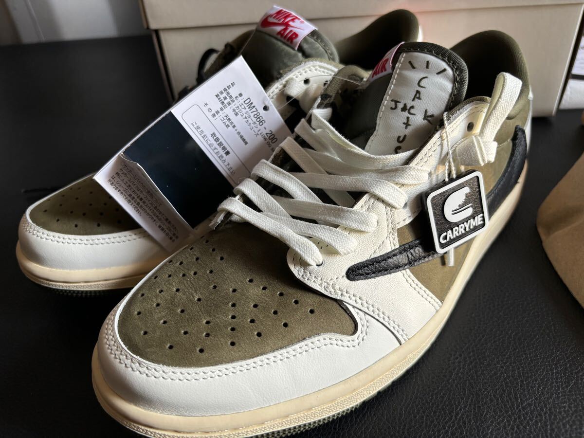 極美品 未使用 Travis Scott Nike Air Jordan 1 Low OG SP 極美品 未使用 Travis Scott Nike Air Jordan 1 Low OG SP
