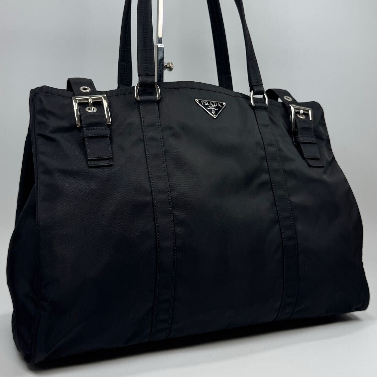A4収納/美品】PRADA プラダ ナイロン メンズ トートバッグ A4収納/美品】PRADA プラダ ナイロン メンズ トートバッグ