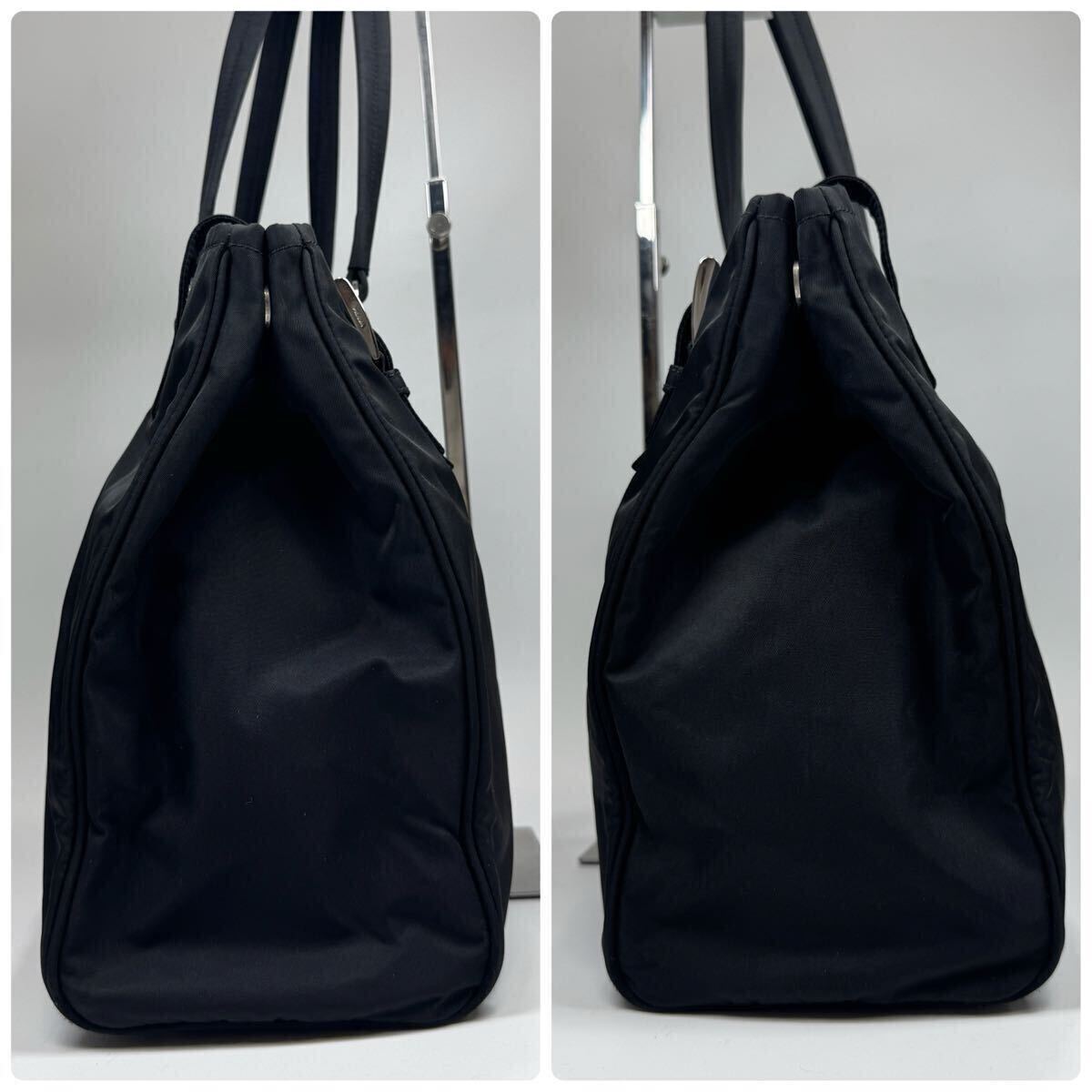 A4収納/美品】PRADA プラダ ナイロン メンズ トートバッグ A4収納/美品】PRADA プラダ ナイロン メンズ トートバッグ