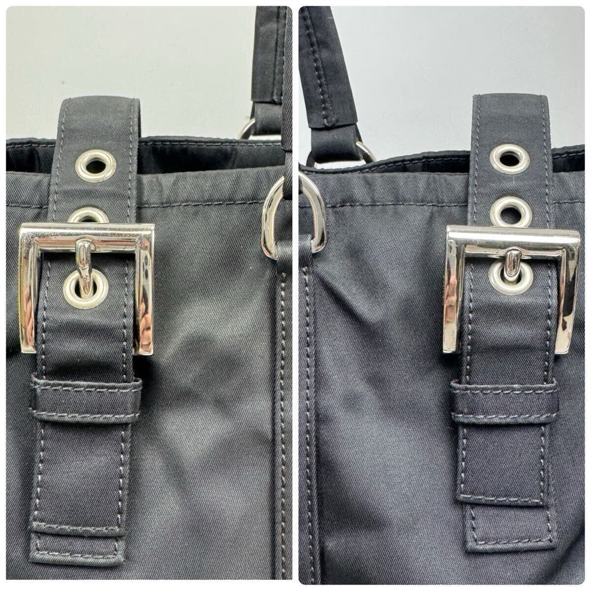 A4収納/美品】PRADA プラダ ナイロン メンズ トートバッグ A4収納/美品】PRADA プラダ ナイロン メンズ トートバッグ