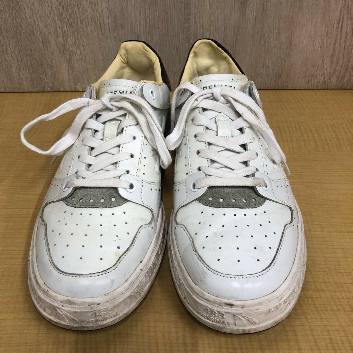 【PREMIATA】プレミアータ★ローカットスニーカー サイズ43 ホワイト 483 スニーカー 04