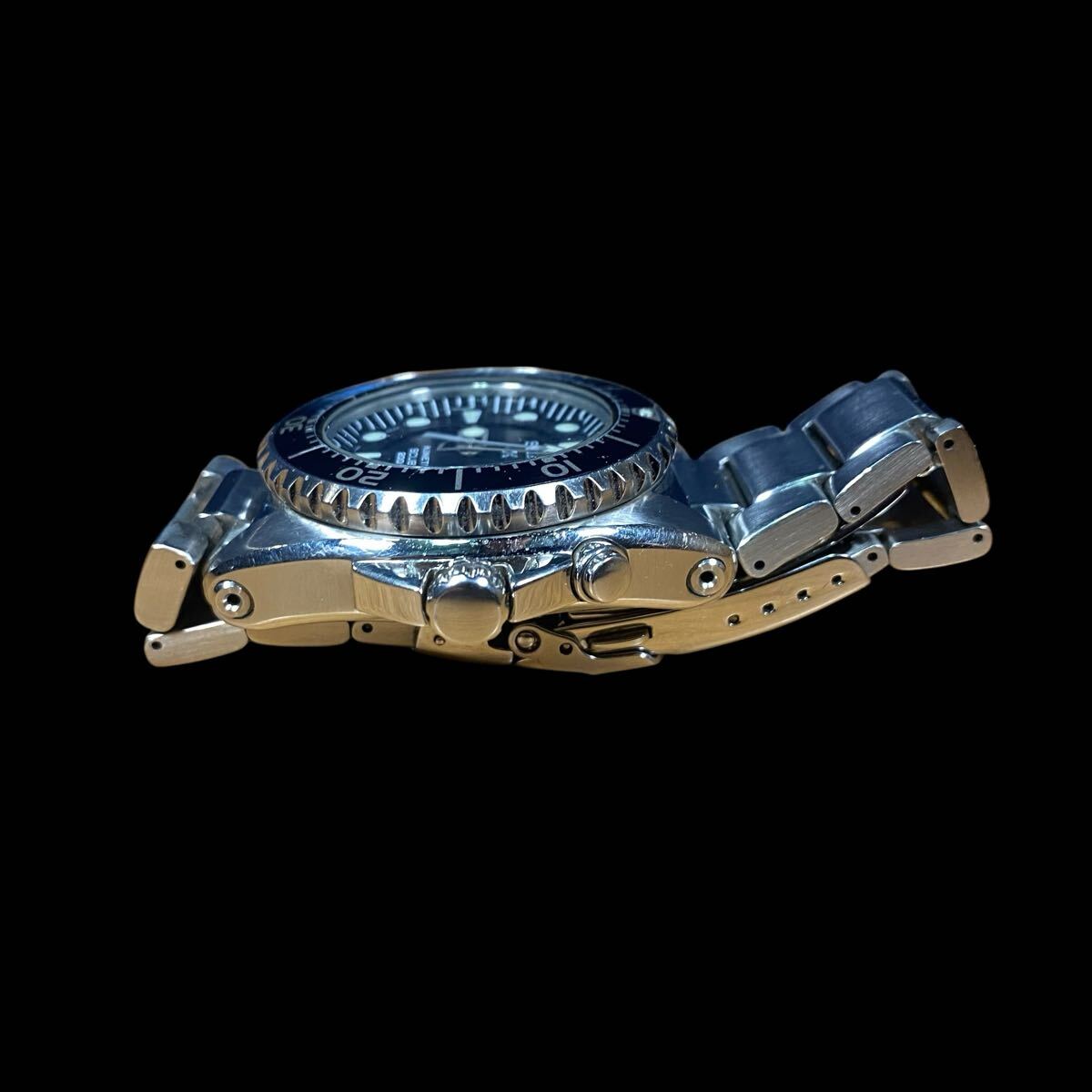 ジャンク品】SEIKO PROSPEX 5M62-0BL0 キネティック ダイバーズ 