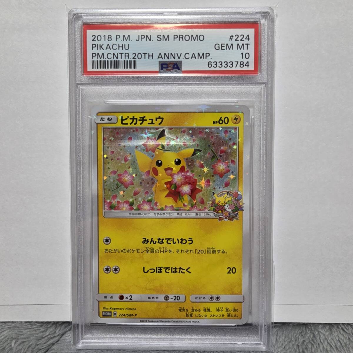 PSA10】ポケモンセンター20周年プロモ ピカチュウ 【ポケモン PSA10】ポケモンセンター20周年プロモ ピカチュウ 【ポケモン