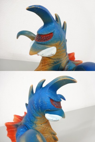 希少 当時物 BULLMARK ブルマァク ガイガン 約21cm 東宝 ゴジラ
