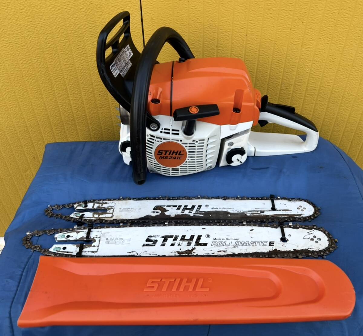 チェーンソー STIHL MS241C-M 美品【 ガイドバー40cm 2本セット チェーンソー STIHL MS241C-M 美品【 ガイドバー40cm 2本セット