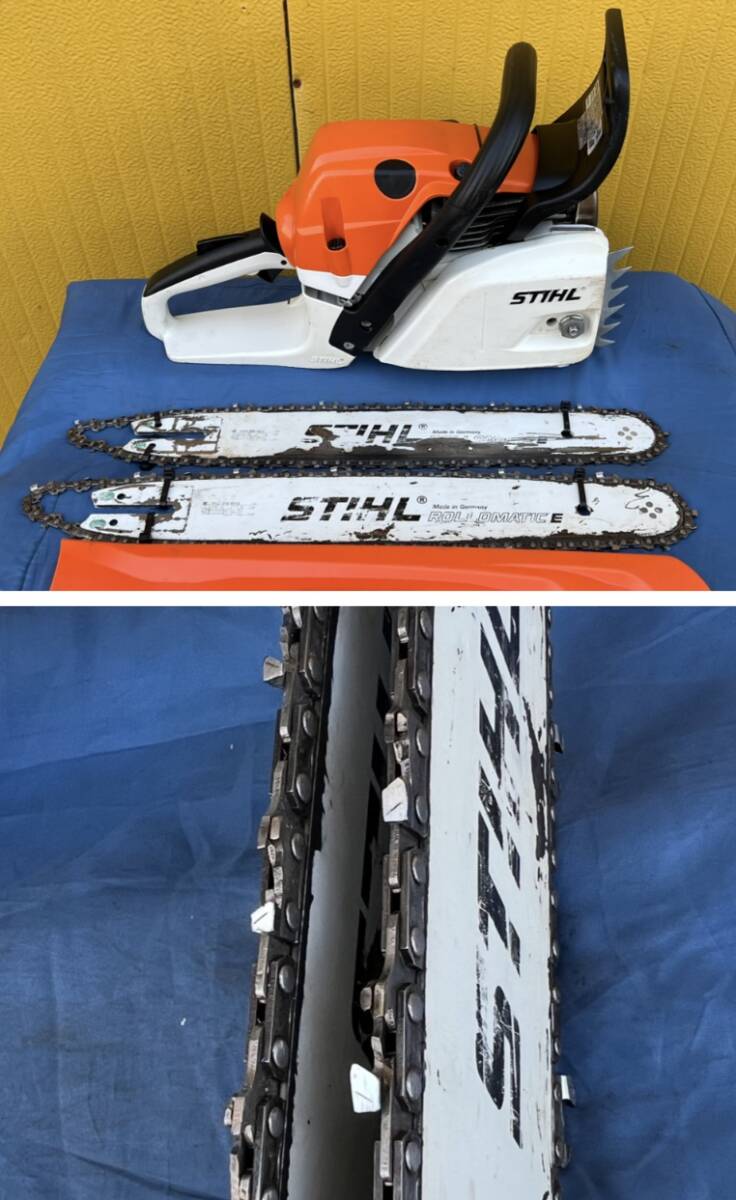 チェーンソー STIHL MS241C-M 美品【 ガイドバー40cm 2本セット チェーンソー STIHL MS241C-M 美品【 ガイドバー40cm 2本セット