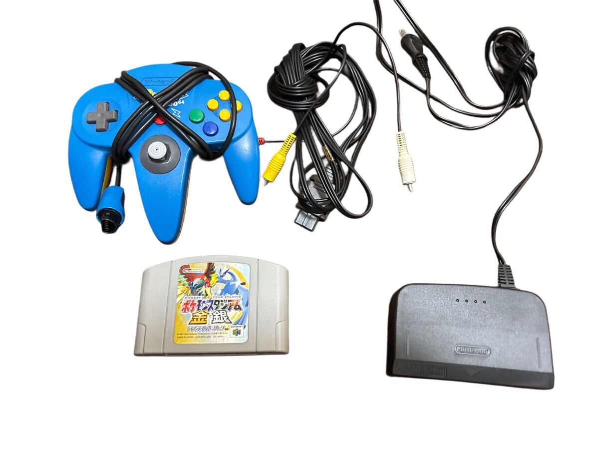 動作未確認】ニンテンドー64 ピカチュウ Nintendo64 本体 ブルー 動作未確認】ニンテンドー64 ピカチュウ Nintendo64 本体 ブルー