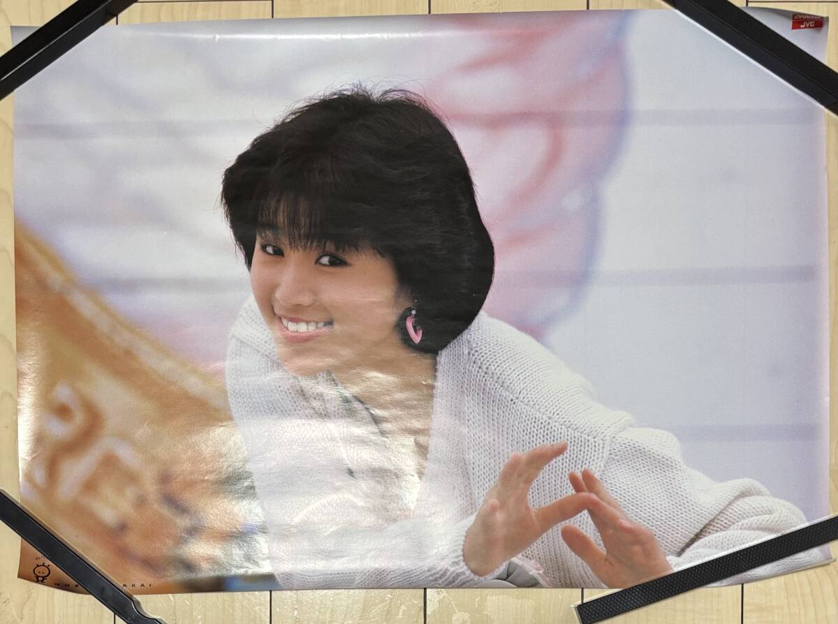 C736 включение в покупку не возможно 6 шт. комплект подлинная вещь Sakai Noriko постер 36*51. retro идол Showa эпоха Heisei клей pi-