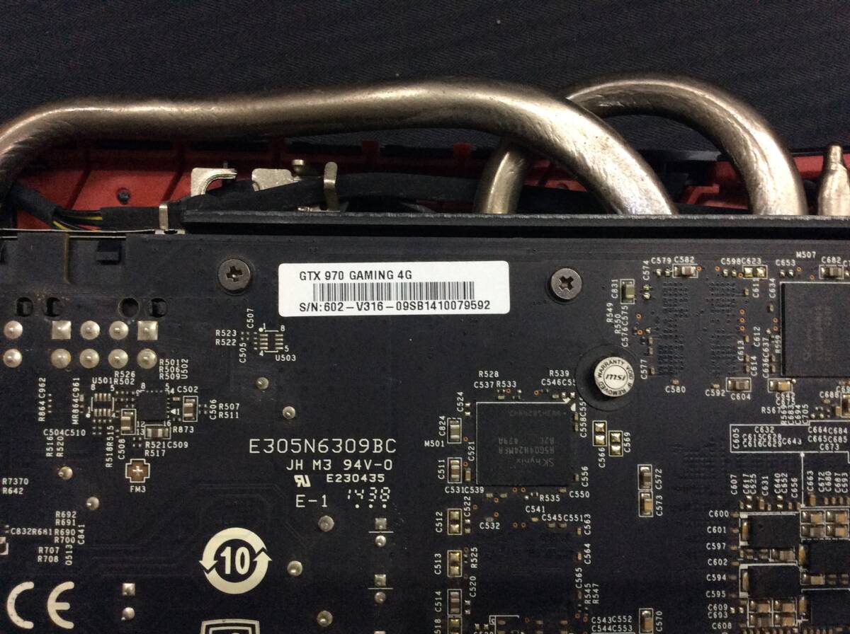 動作品♪】MSI GeForce GTX 970 GAMING 4G GDDR5 グラフィック