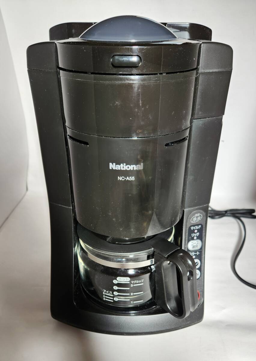 【未使用品】NC-A55-K 沸騰浄水 コーヒーメーカー National Amazon | パナソニック 沸騰浄水コーヒーメーカー 容量5カップ