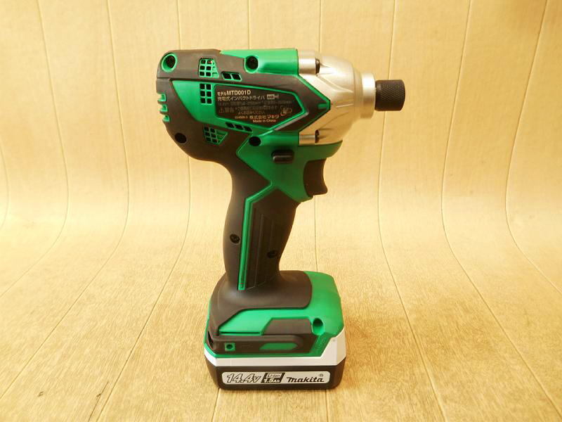 ◆ makita 充電式インパクトドライバ MTD001D マキタ コードレス 14.4V インパクト ドライバー 充電器 バッテリー2個 MTD001DSX No.4790_画像4